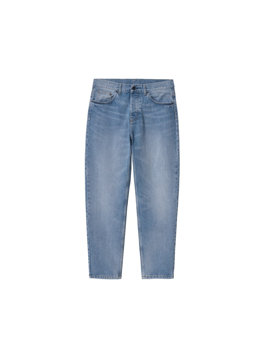 Pantalon Carhartt WIP Newel Pant Blue Light Used Wash