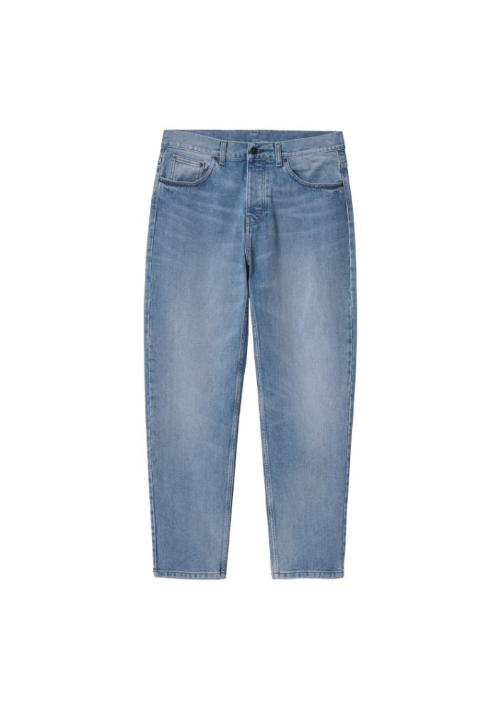 Pantalon Carhartt WIP Newel Pant Blue Light Used Wash