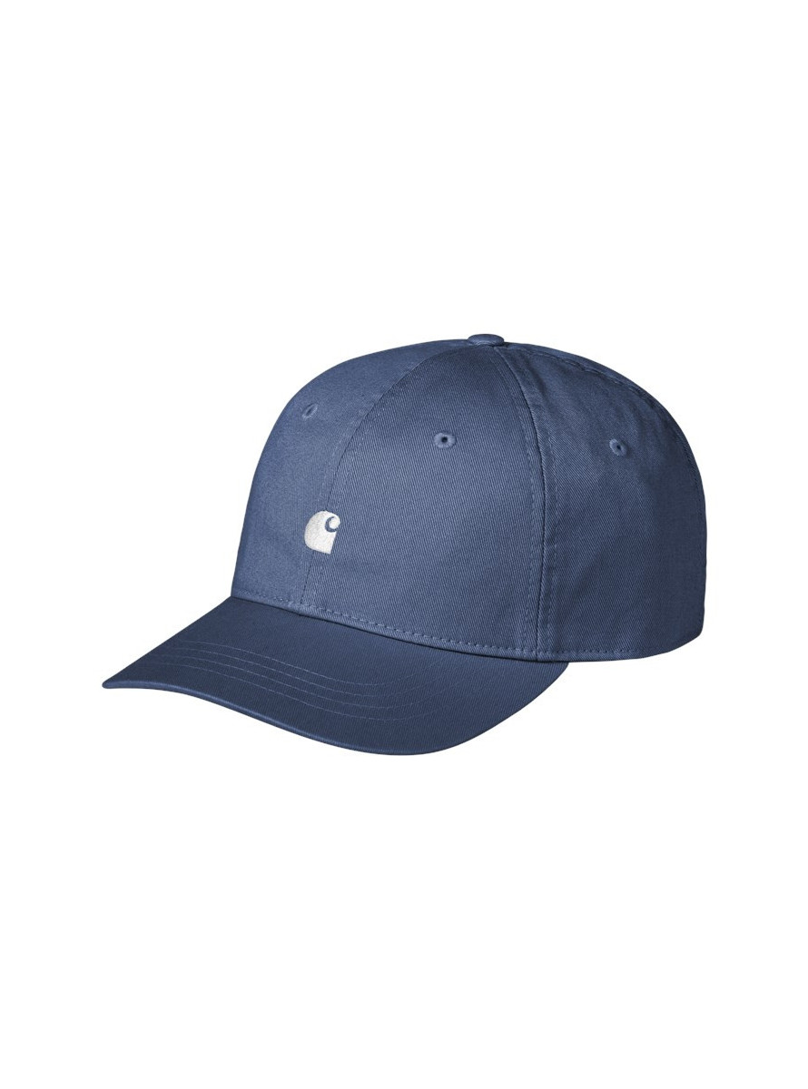Gorra Carhartt WIP Madison Logo Cap Blue Iris / White