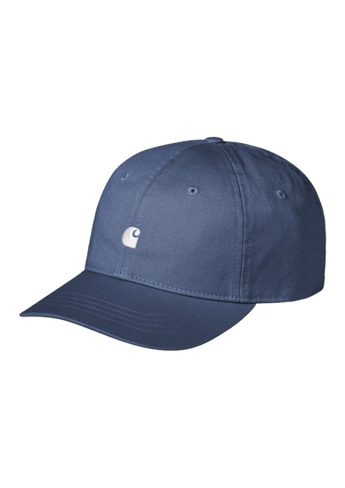 Gorra Carhartt WIP Madison Logo Cap Blue Iris / White
