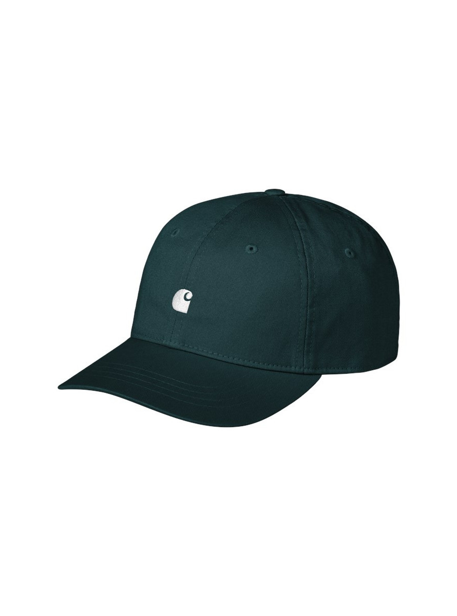 Gorra Carhartt WIP Madison Logo Cap Deep Lagoon / White