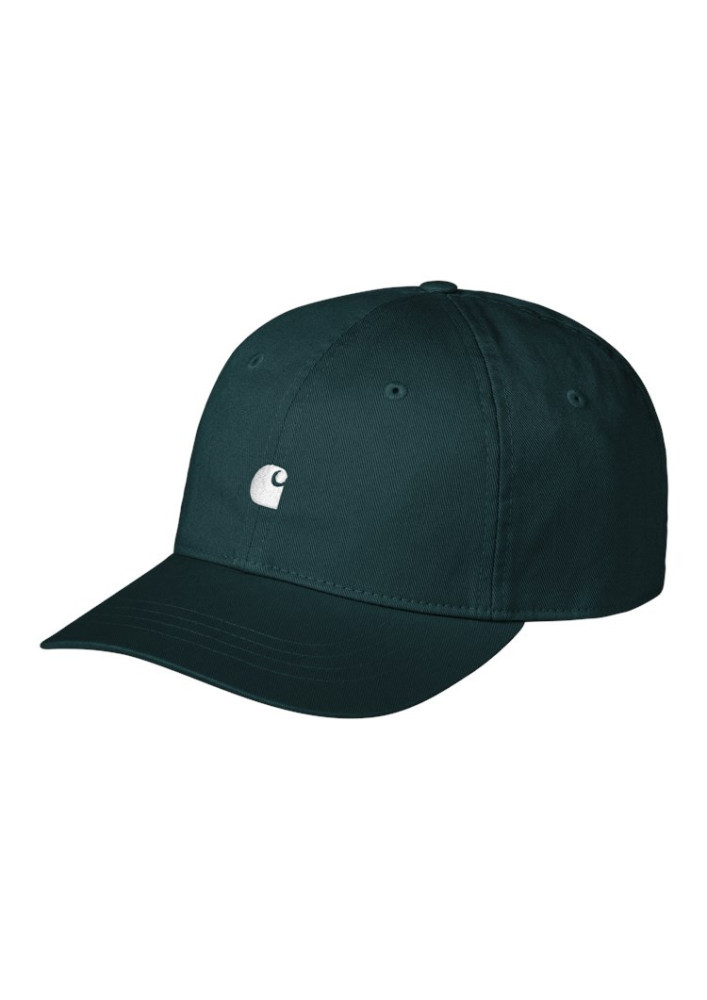 Gorra Carhartt WIP Madison Logo Cap Deep Lagoon / White