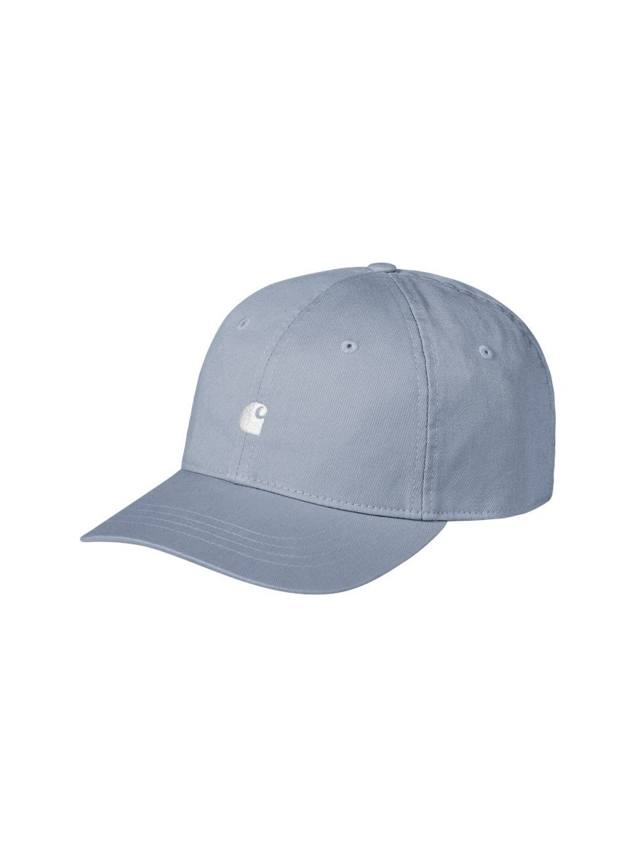 Gorra Carhartt WIP Madison Logo Cap Blue Fog / White