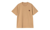 Camiseta Carhartt WIP Heart II Hartt SS Dusty H Brown
