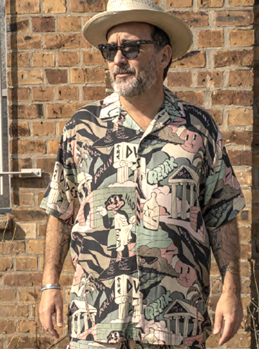 Camisa The Dudes Temple Hawaiian Shirt Multi