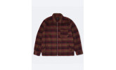 Cazadora HUF Megablast Plaid Jacket Berry