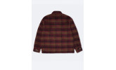 Cazadora HUF Megablast Plaid Jacket Berry
