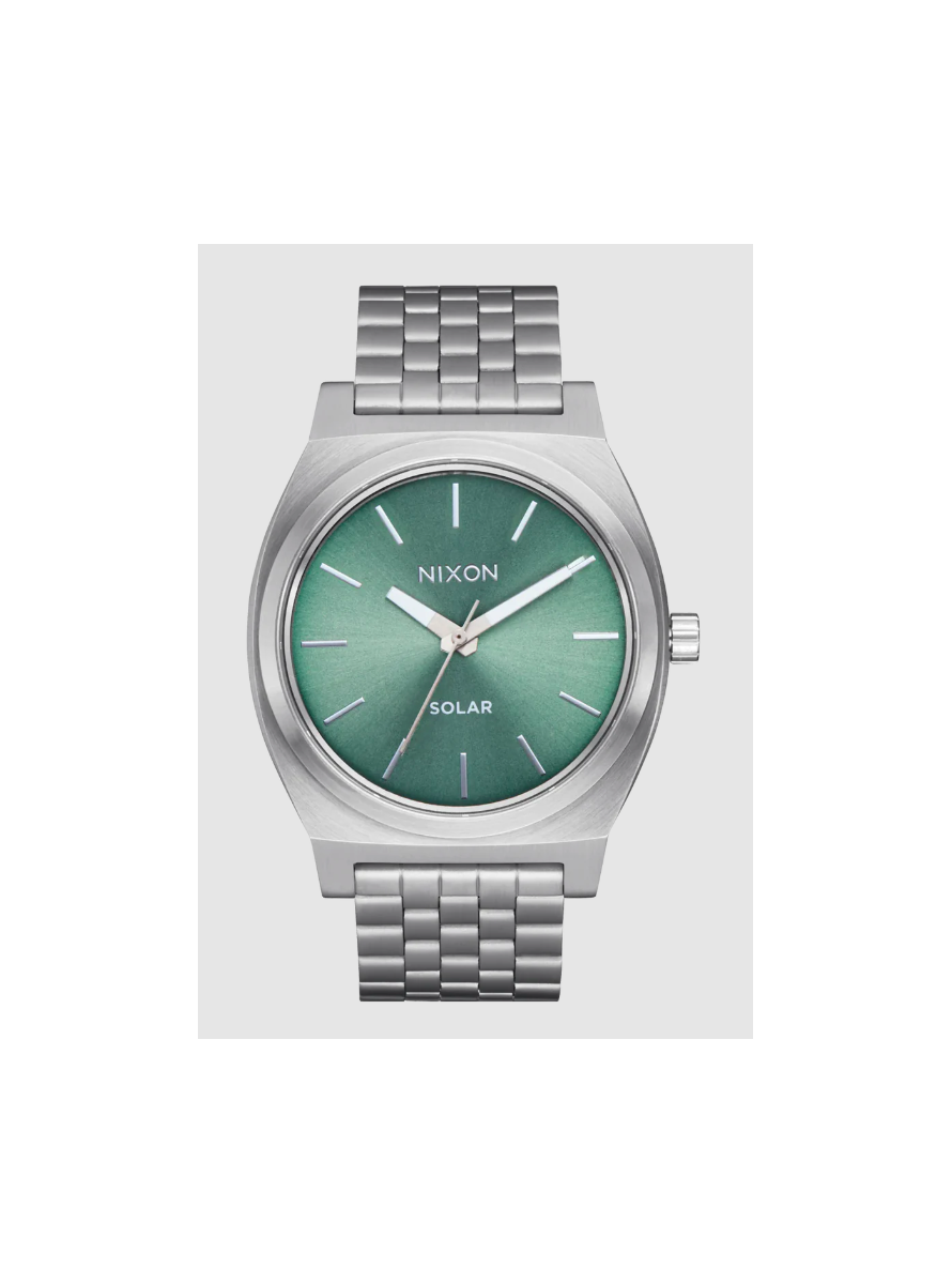Reloj NIXON Time Teller Solar Silver / Jade Sunray