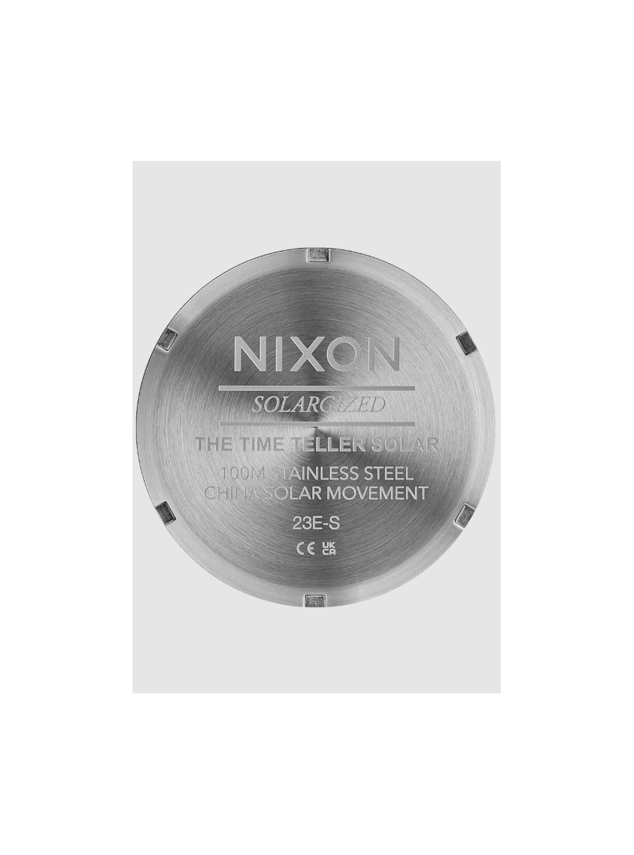 Reloj NIXON Time Teller Solar Silver / Jade Sunray