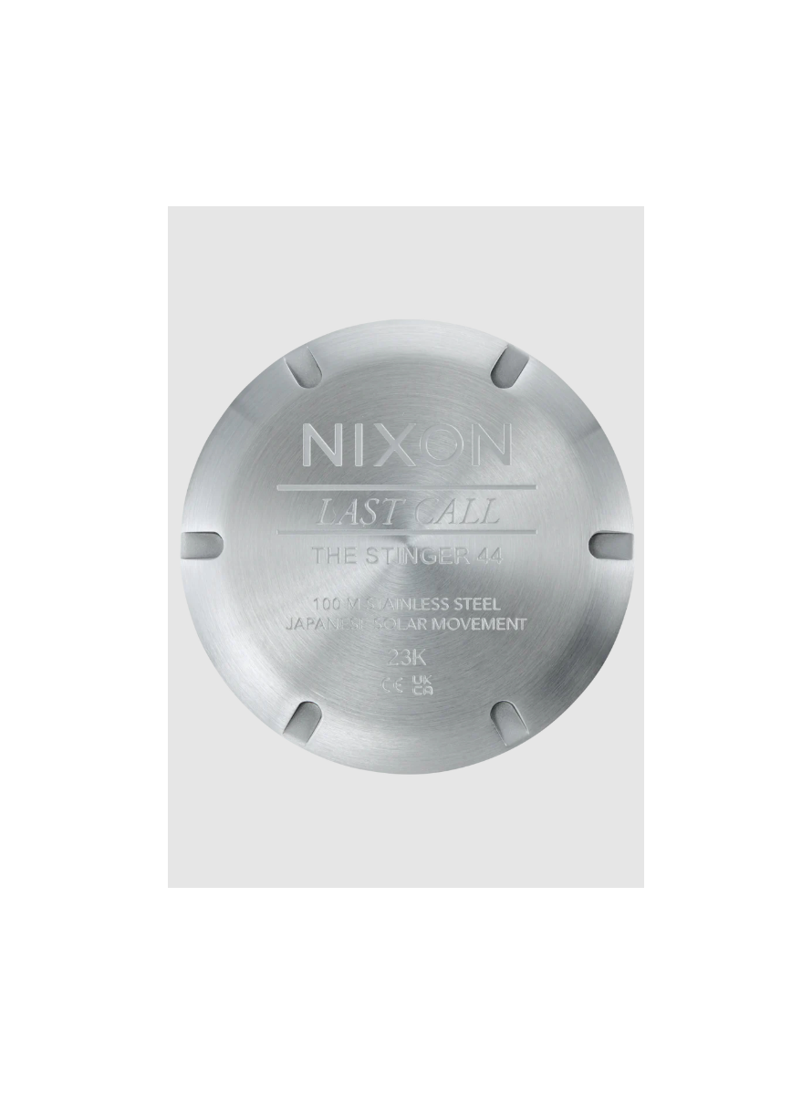 Reloj NIXON Stinger 44 Silver Black White