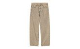 Pantalon Carhartt WIP Landon Pant Blue Leather Garment Dyed No Length