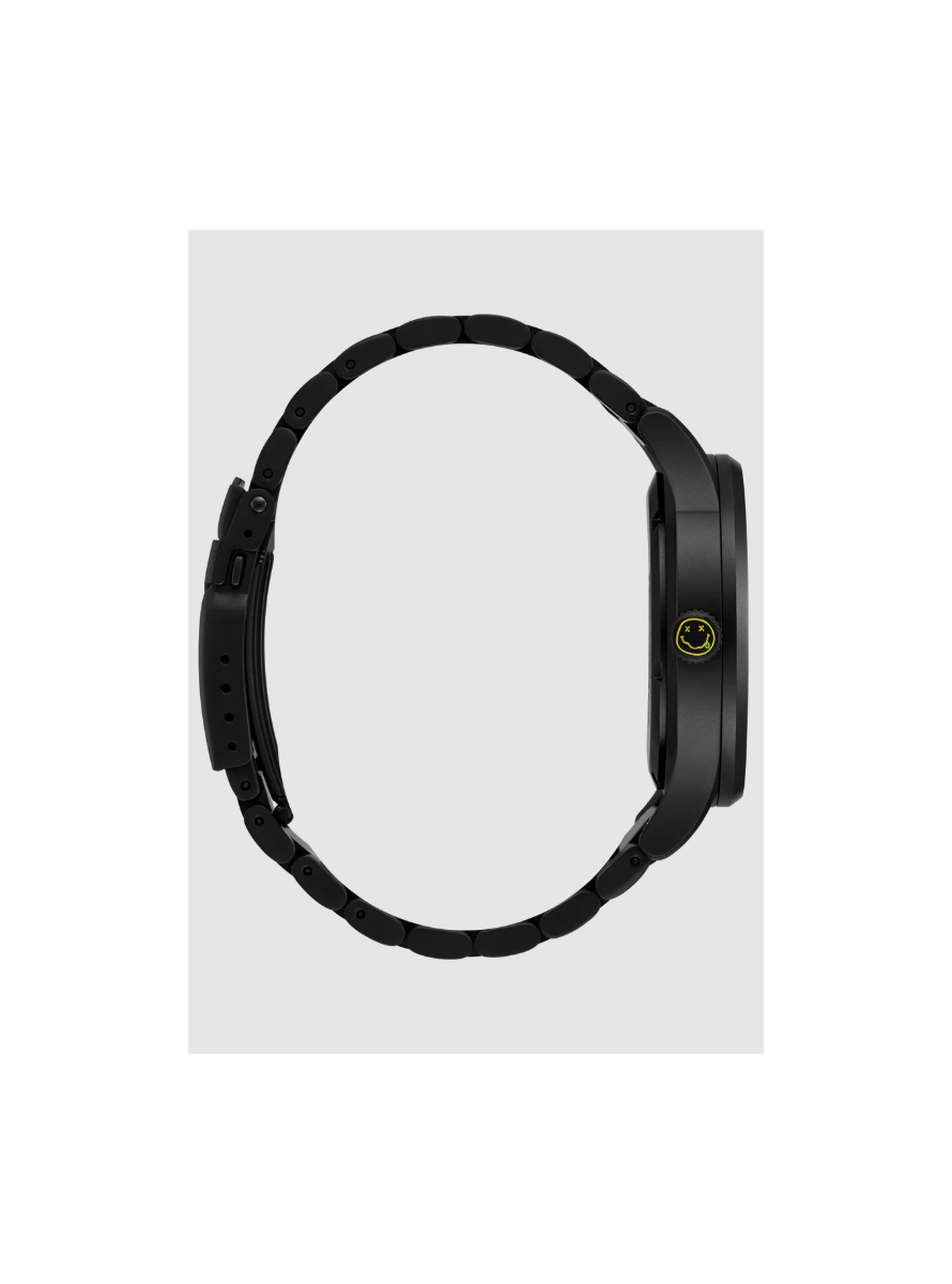 Reloj NIXON X NIRVANA Sentry Wooble Matte Super Black / Blue