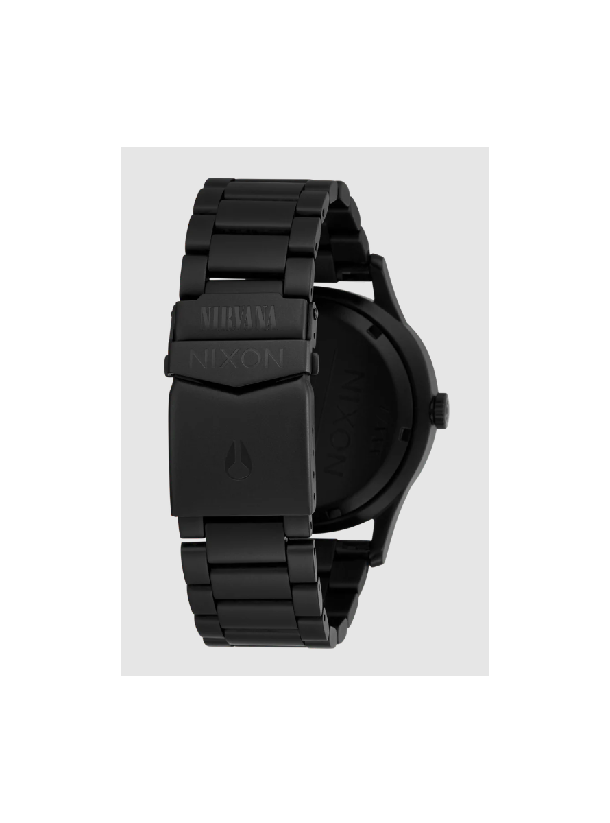Reloj NIXON X NIRVANA Sentry Wooble Matte Super Black / Blue