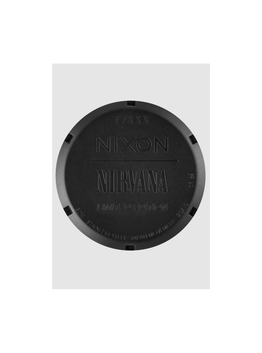 Reloj NIXON X NIRVANA Sentry Wooble Matte Super Black / Blue
