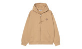 Sudadera Carhartt WIP Hooded Heart II Hartt Sweat Jacket Dusty H Brown