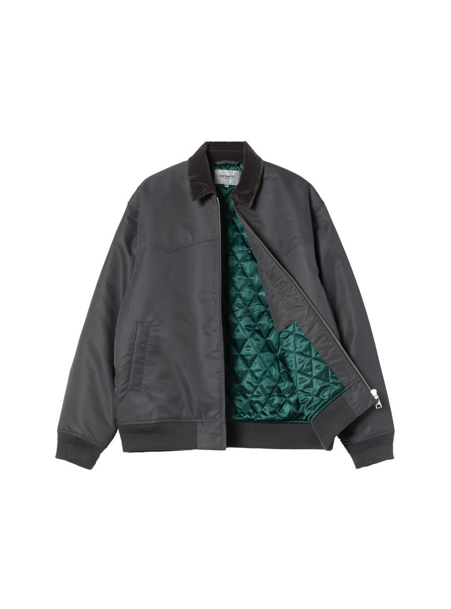 Cazadora Carhartt WIP Santa Fe Alumni Jacket Graphite / Dark Fir