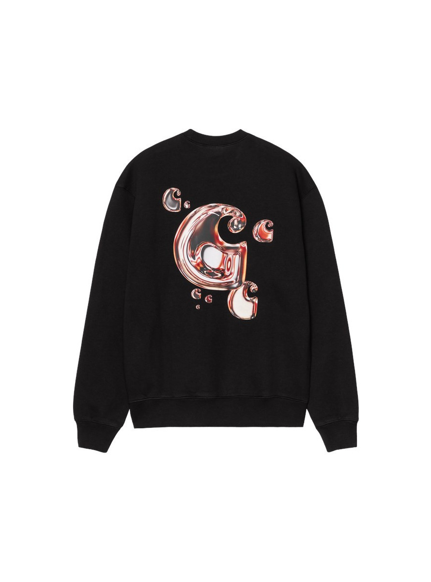 Sudadera Carhartt WIP Solar Chrome Sweat Black