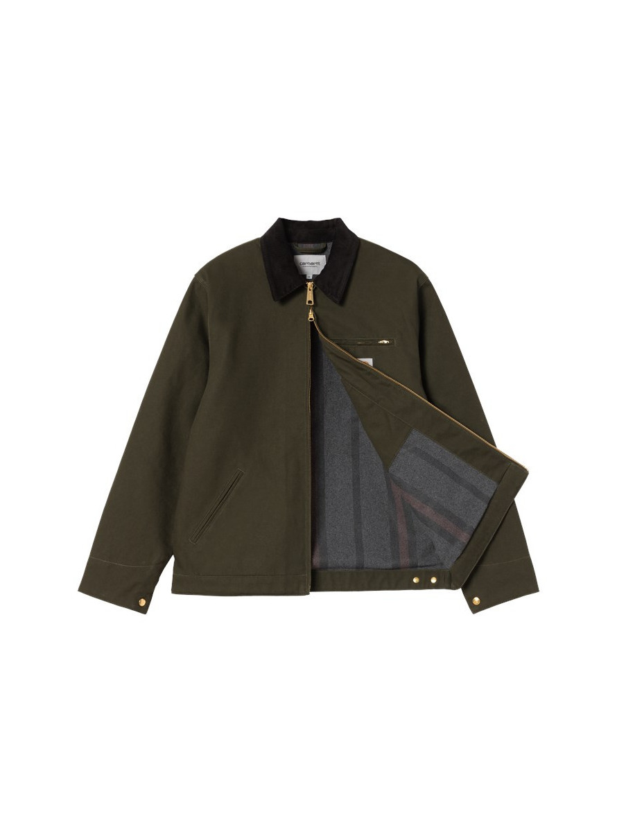 Cazadora Carhartt WIP Detroit Jacket Olive / Black Rigid