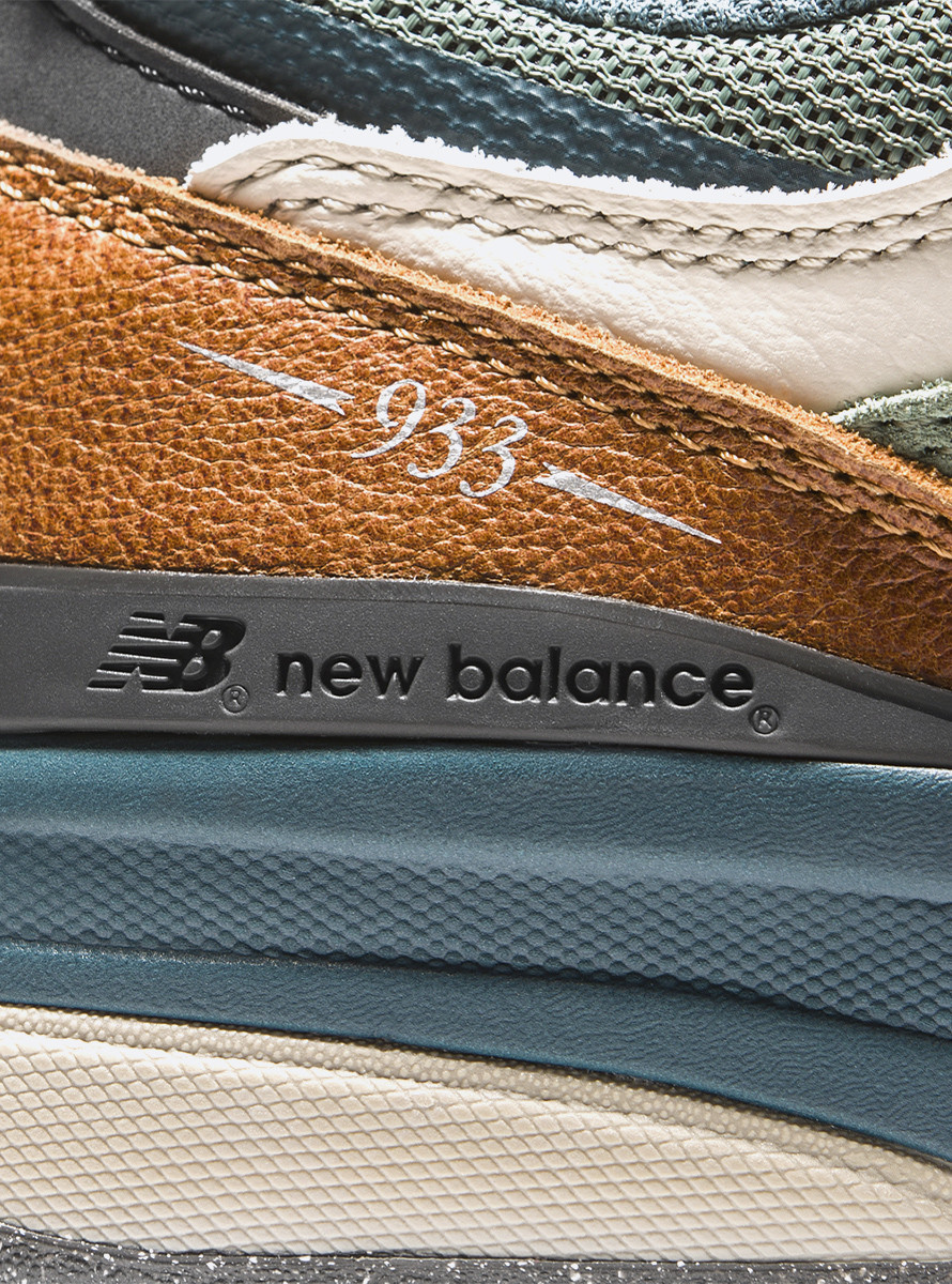 Zapatillas New Balance Numeric 933 Andrew Reynolds ORI Mushroom New Spruce