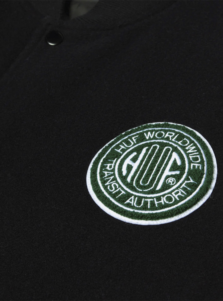 Cazadora HUF Global Transit Varsity Jacket Navy