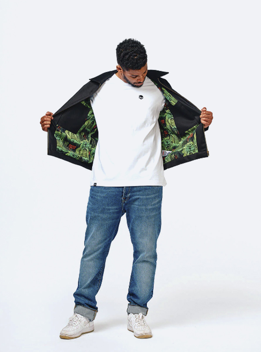 Cazadora The Dudes Classic TOM Jacket Black