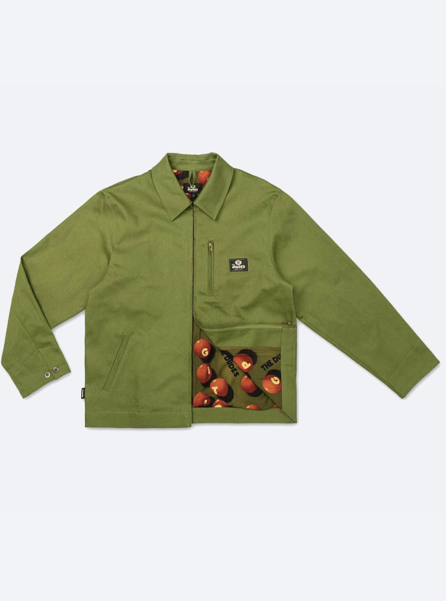 Cazadora The Dudes Classic TOM Jacket Cedar Green