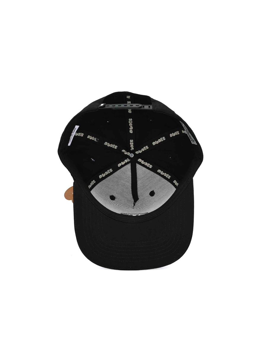 Gorra The DUDES Little Bear Structured 5 Panel Cap Black