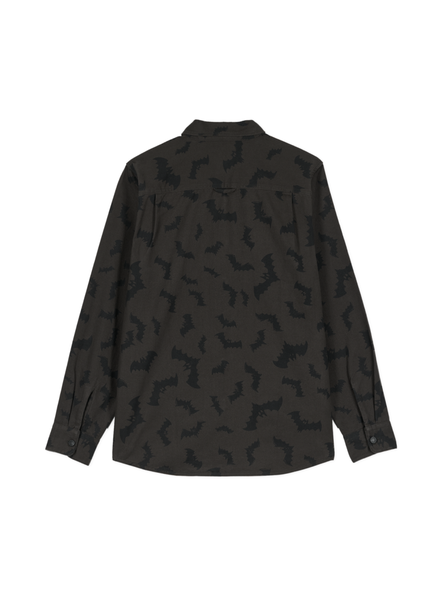Camisa VOLCOM FA JJ Villard Shirt LS Rinsed Black