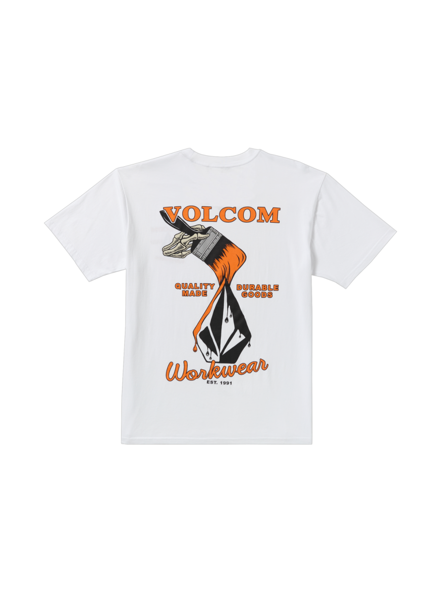 Camiseta Volcom Stone Enamel SST White