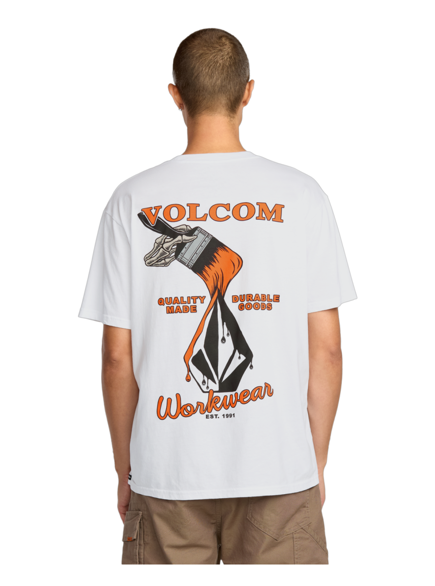 Camiseta Volcom Enamel SST White