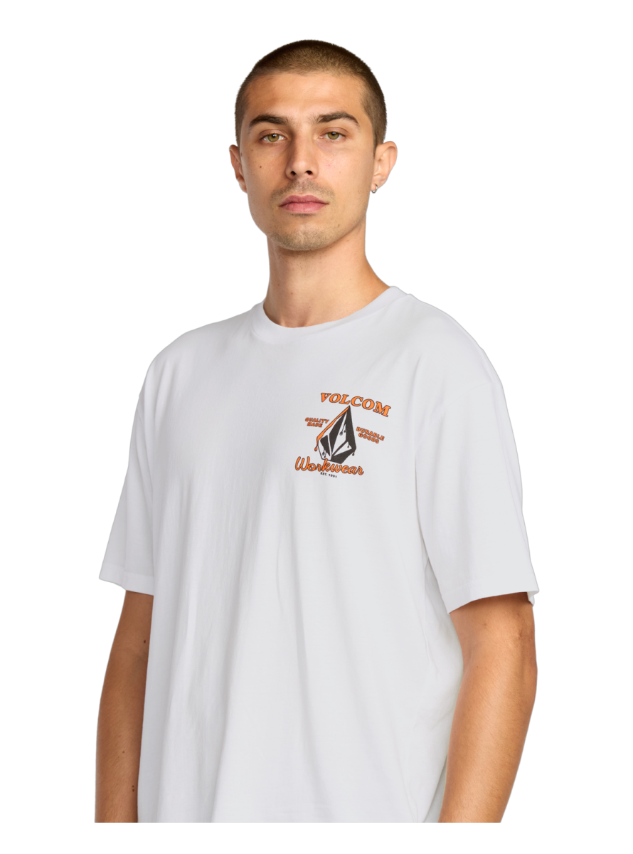Camiseta Volcom Enamel SST White