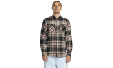 Camisa Volcom Netastone Flannel LS Shirt Antique Black