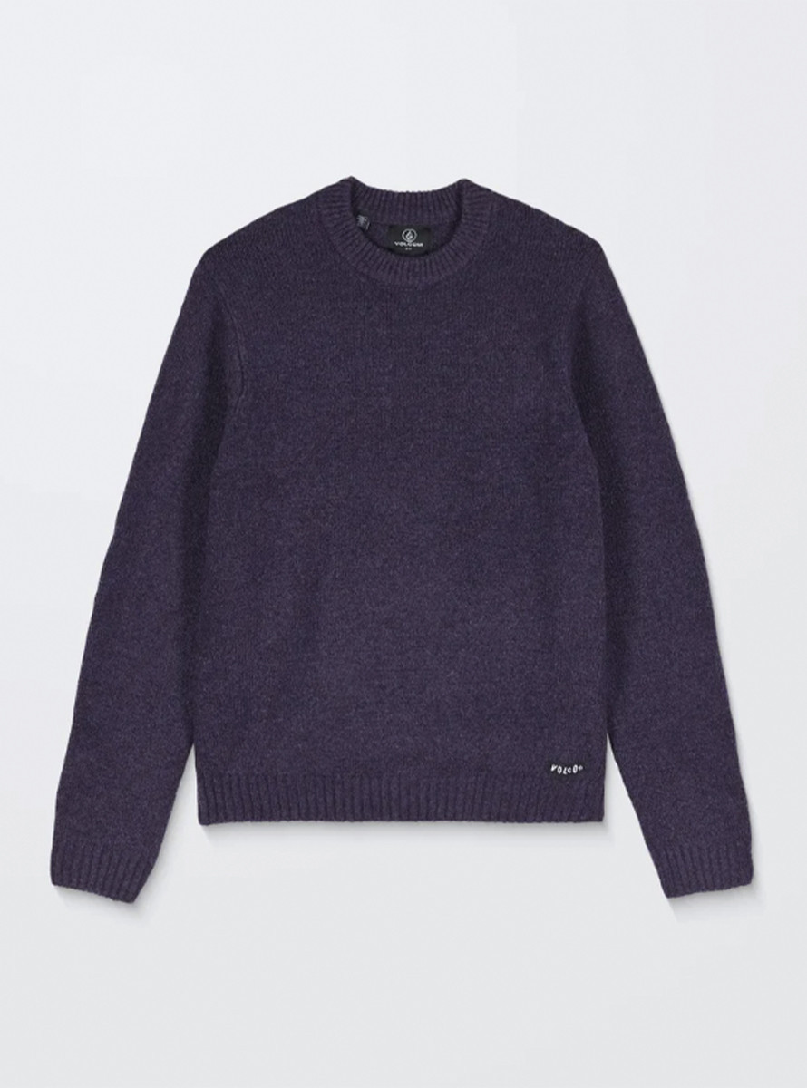 Jersey Volcom Edmonder II Sweater Dark Purple