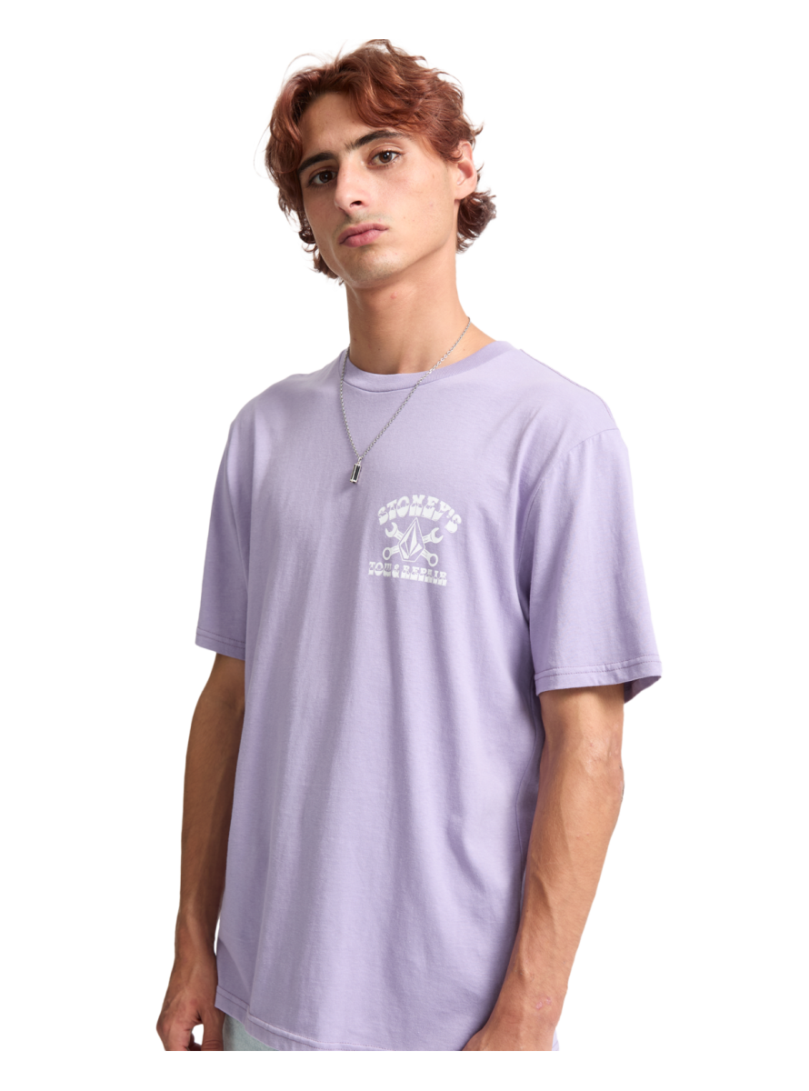 Camiseta Volcom Stoneys BSC SST Purple Ash