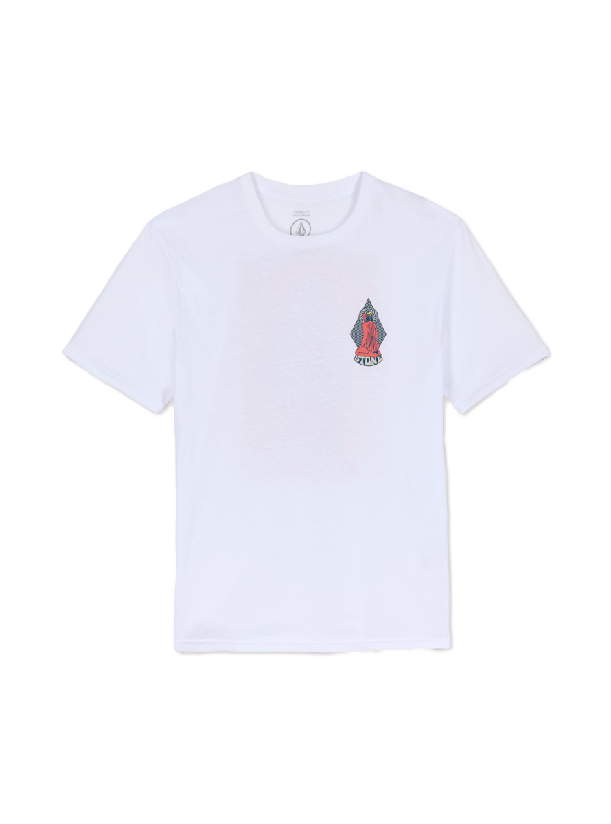 Camiseta Volcom Psychback  BSC SST White