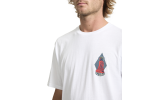 Camiseta Volcom Psychback  BSC SST White