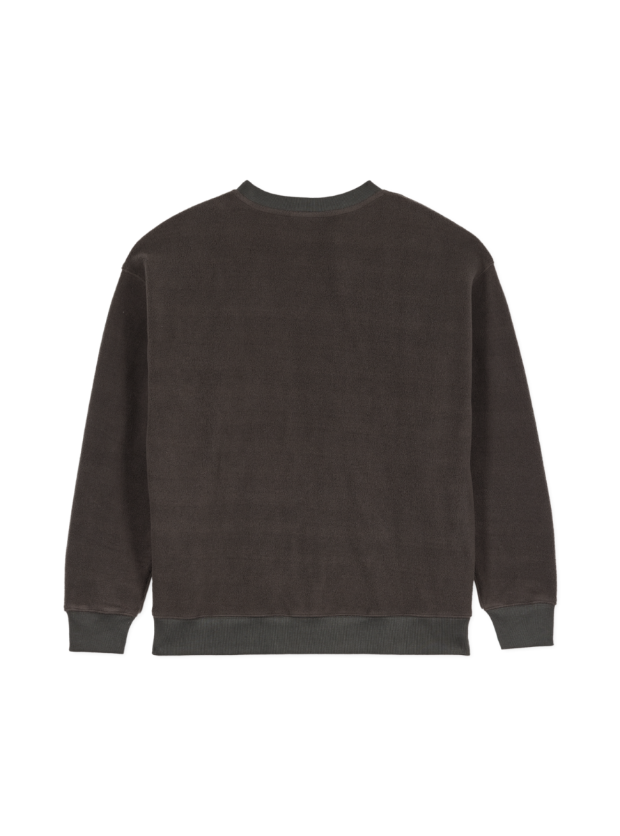Sudadera Volcom Too Kool LSE Crew Rinsed Black