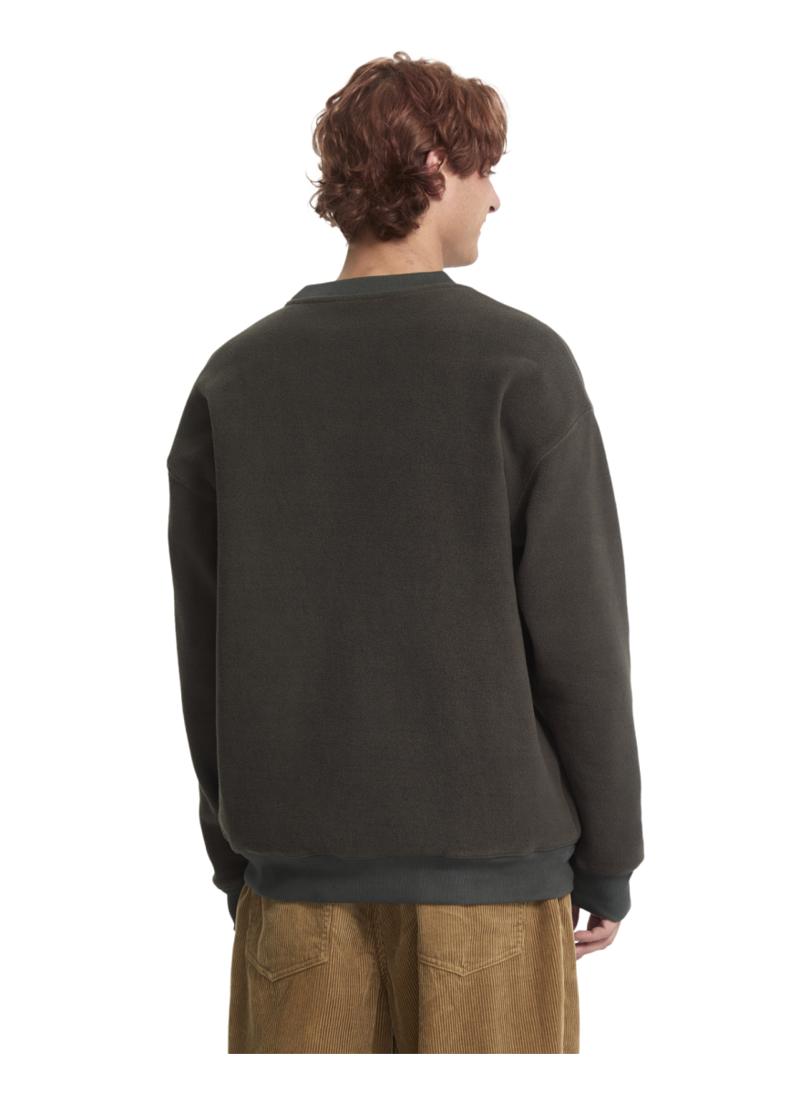 Sudadera Volcom Too Kool LSE Crew Rinsed Black