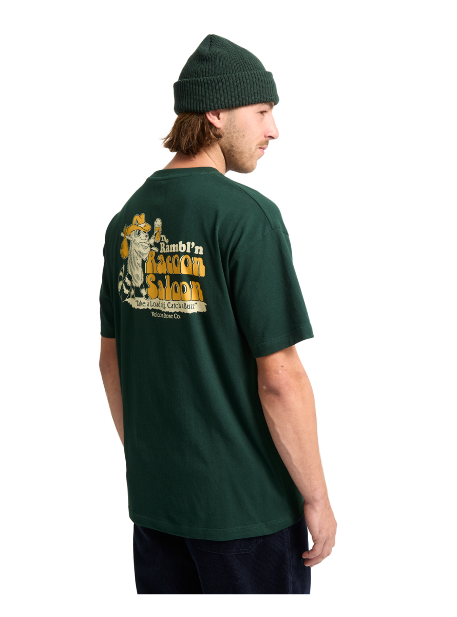 Camiseta Volcom Racoon LSE SST Scarab