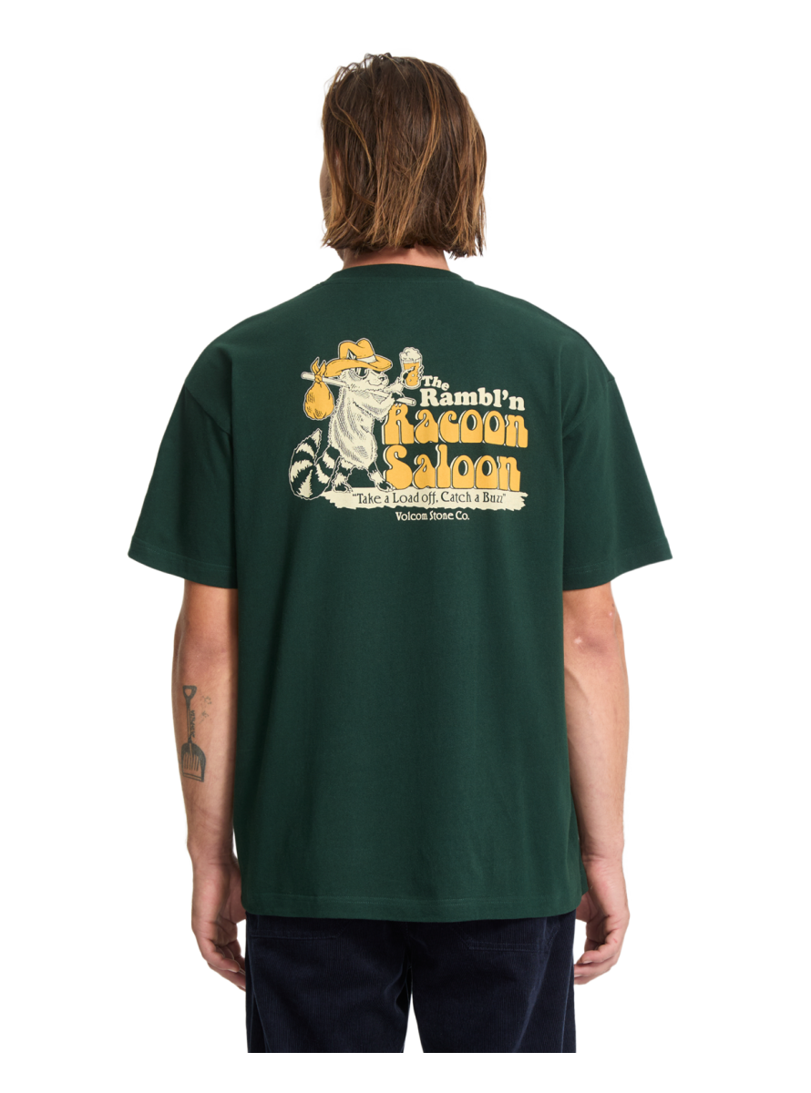Camiseta Volcom Racoon LSE SST Scarab