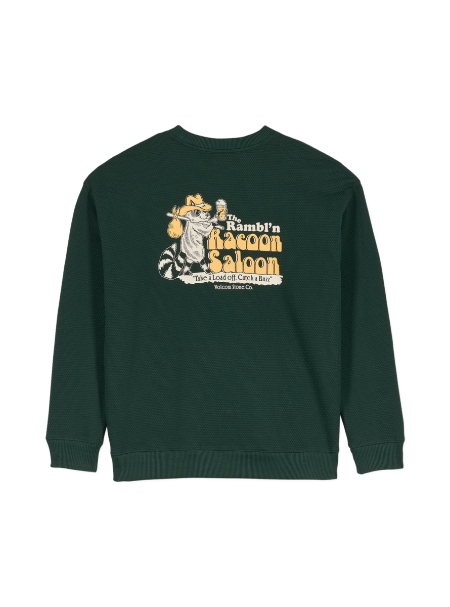 Sudadera Volcom Racoon Crew Scarab