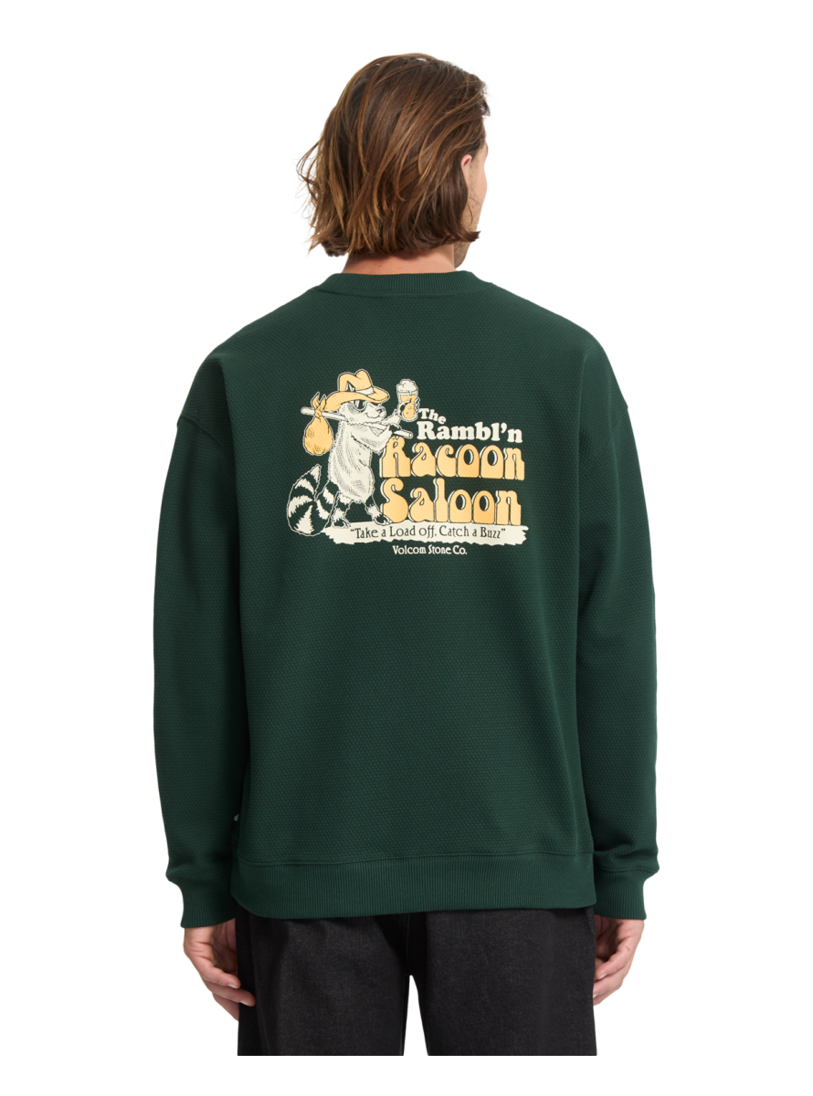 Sudadera Volcom Racoon Crew Scarab