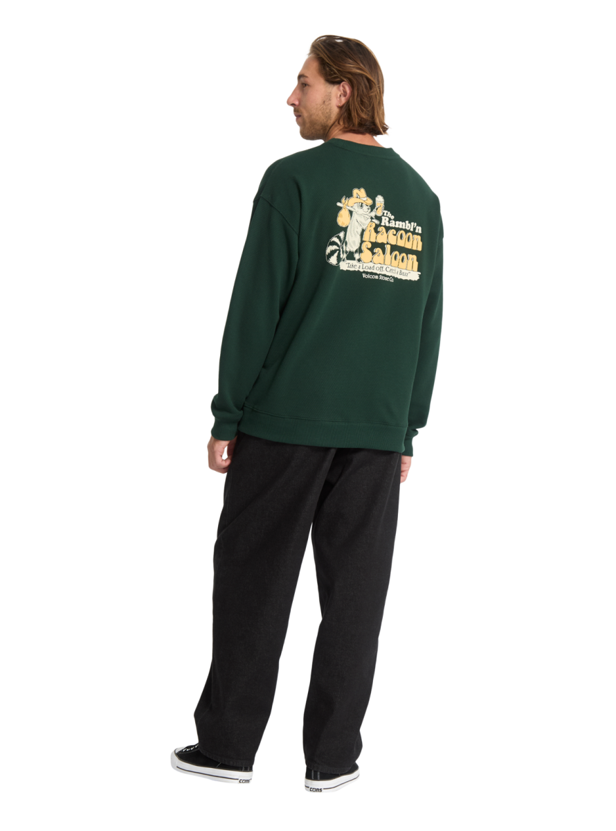 Sudadera Volcom Racoon Crew Scarab