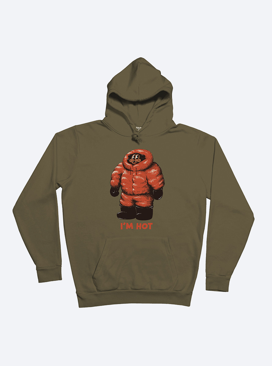 Sudadera The Dudes Im Hot Classic Hoody British Khaki