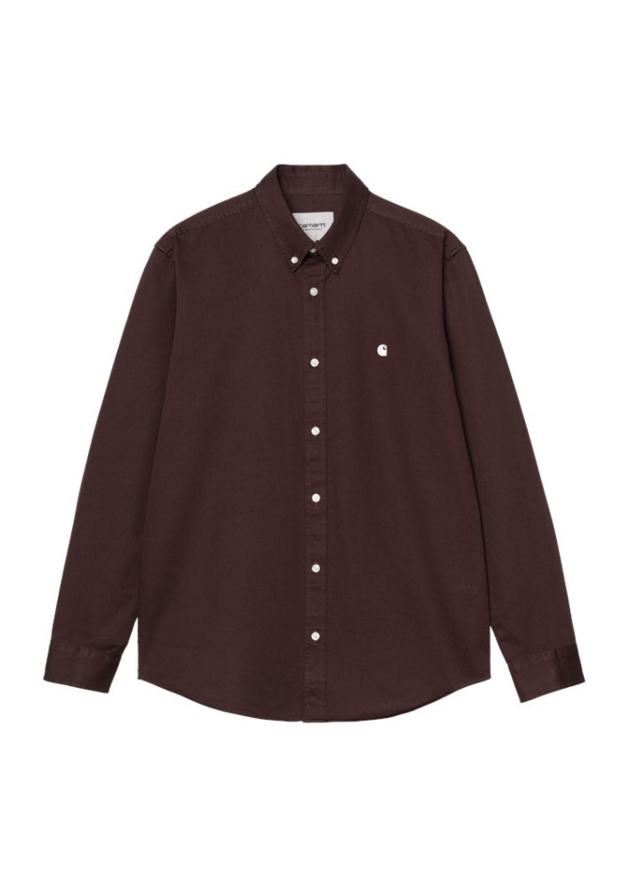 Camisa Carhartt WIP Madison LS Shirt Palisander Wax
