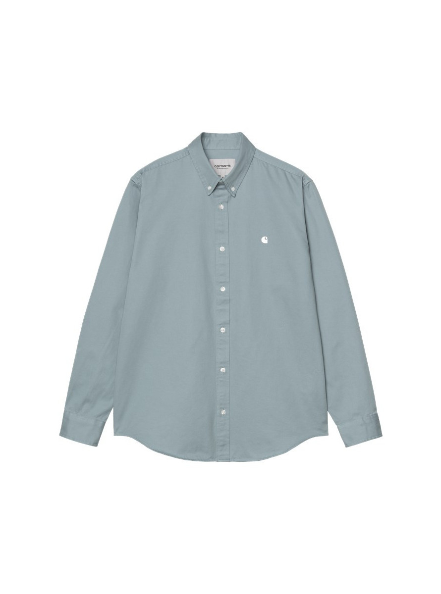 Camisa Carhartt WIP Madison LS Shirt Citadel Wax