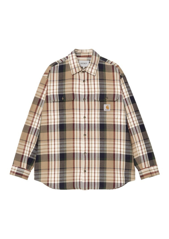 Camisa Carhartt WIP Tamblyn LS Shirt Tamblyn Check Leather