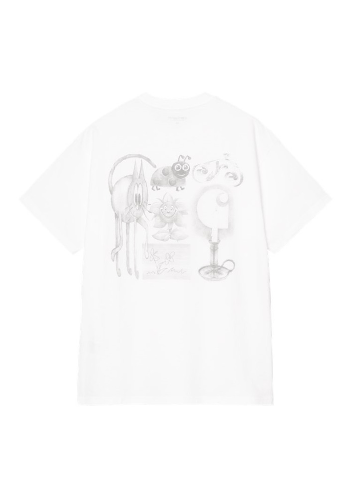 Camiseta Carhartt WIP Okniceck 01 T-Shirt SS White