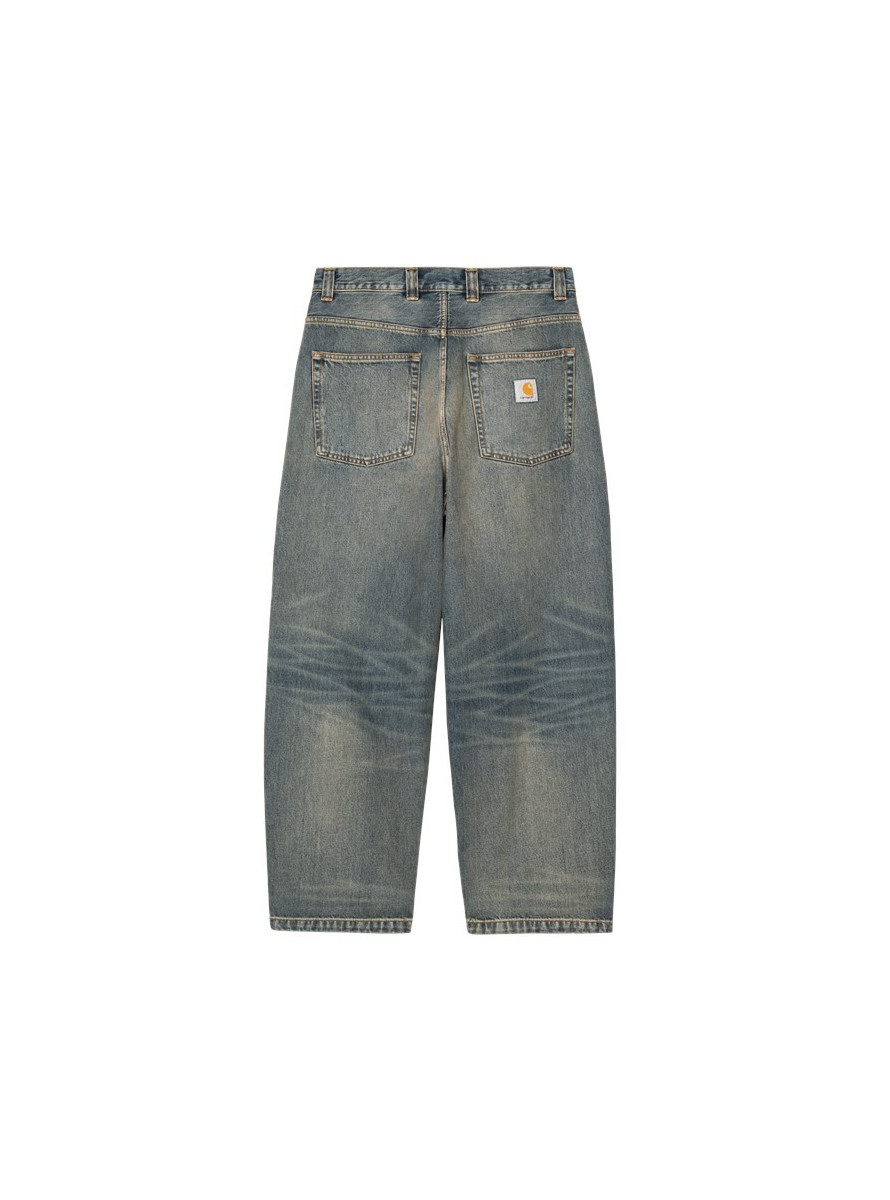 Pantalon Carhartt WIP Brandon Pant Blue Worn Used No Lenght