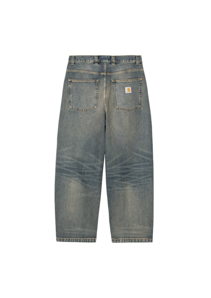 Pantalon Carhartt WIP Brandon Pant Blue Worn Used No Lenght